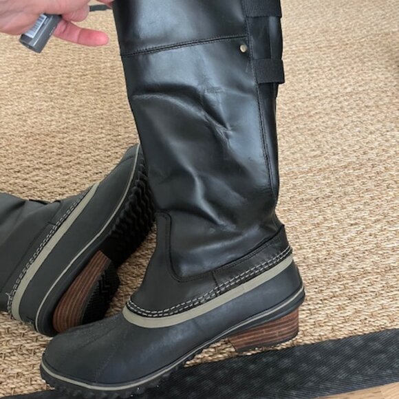 Sorel Slimpack Riding Tall Winter Equestrian Boot - Black 10.5 - Picture 1 of 8